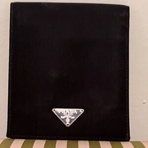 Prada Black Men’s Foldover Wallet
